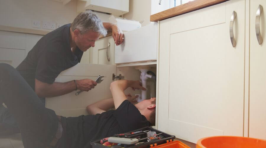 Professional burst pipe repair services in Saint David, IL